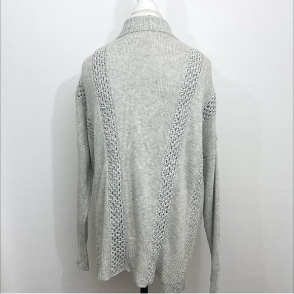 Sundance ribbon crochet open front cardigan - Picture 2 of 9